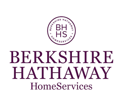Berkshire Hathaway HomeServices logo in purple with circular BHHS emblem above the company name