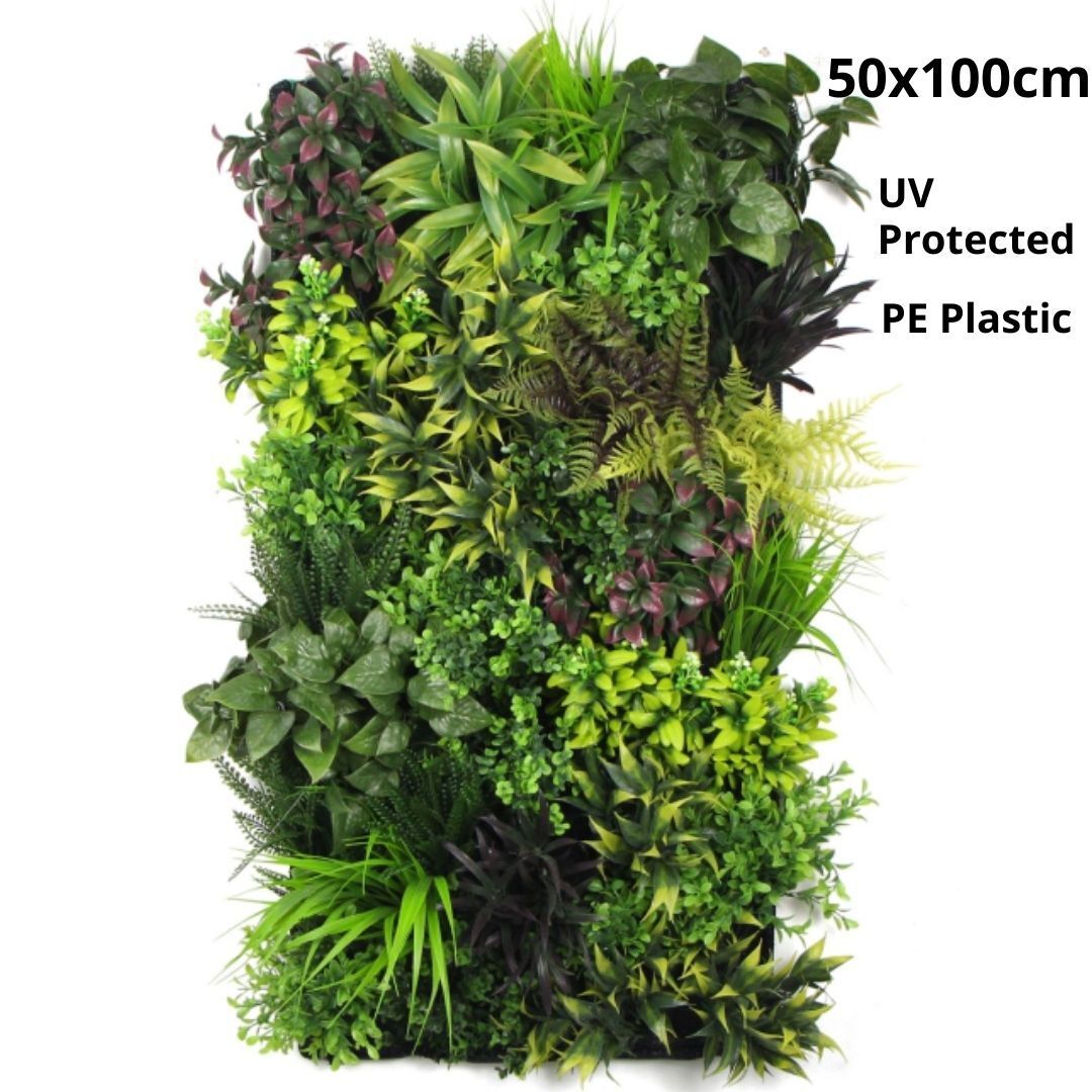 Artificial Green leaf  wall panels