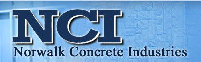 NCI logo: Dark blue letters with white outline.
