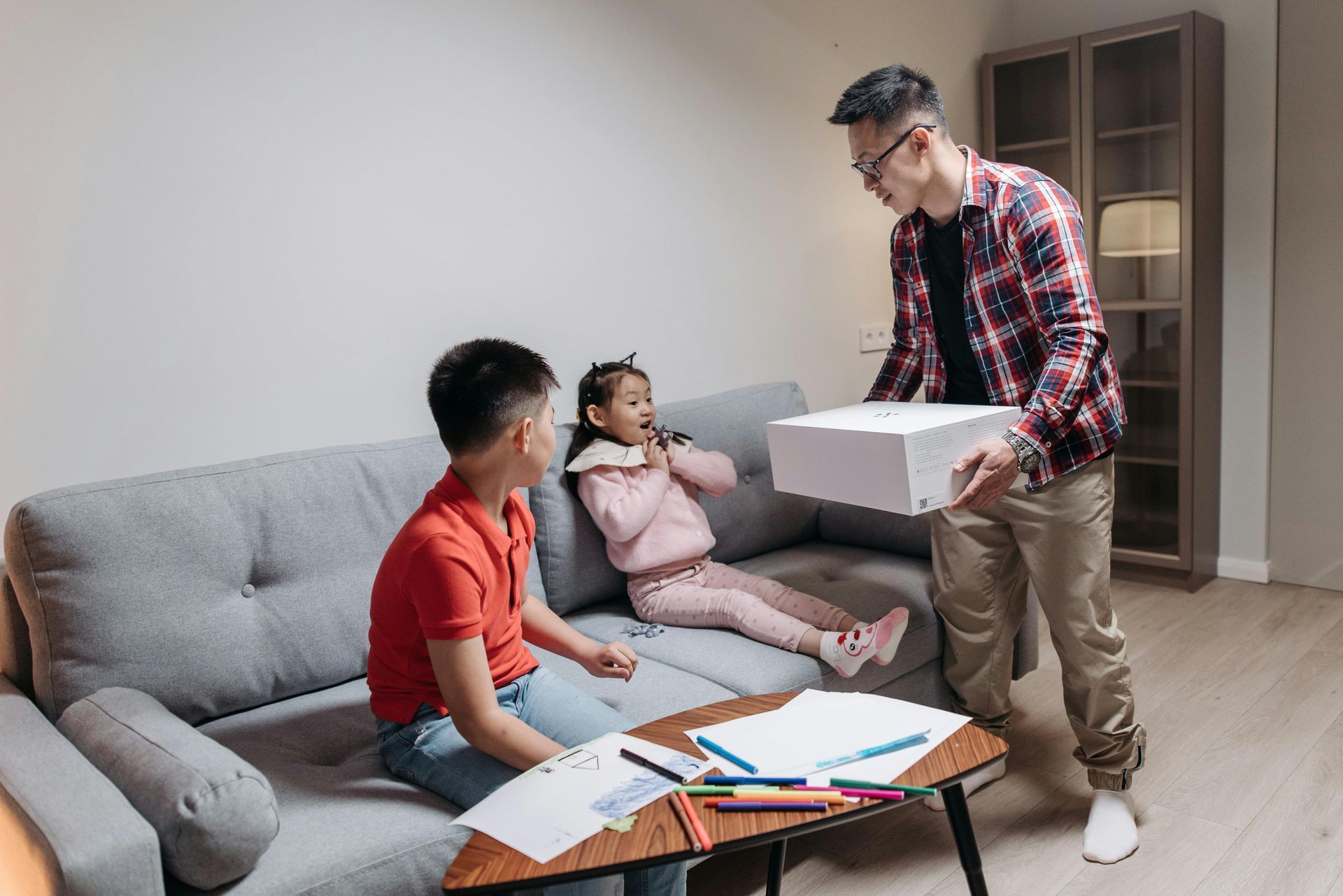 Immigrant family buying first home