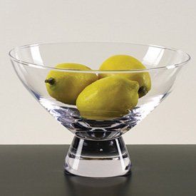 Glass flared fruit dish