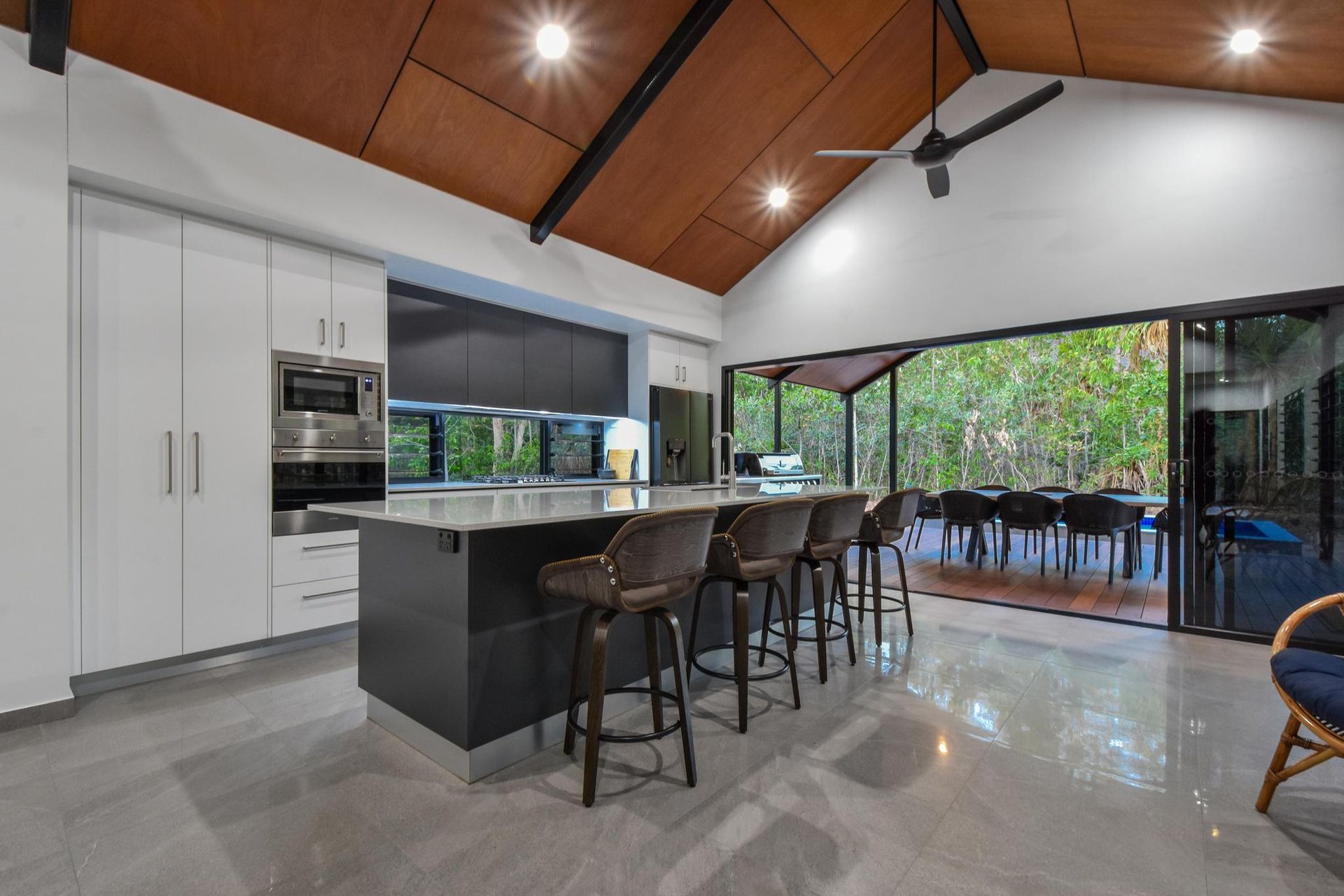 Kitchen in a new house
