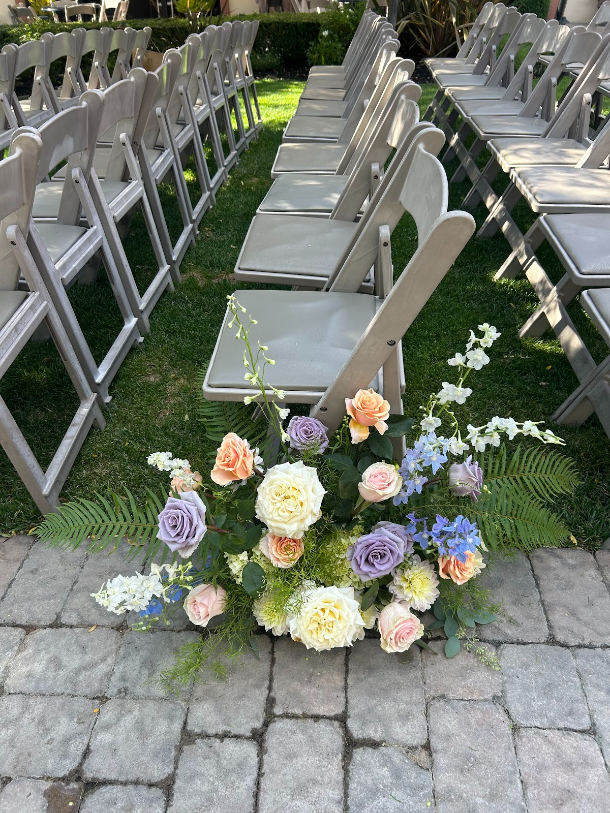 flower decoration wedding stage