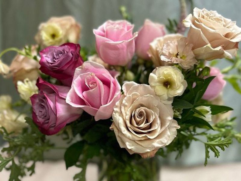Valentine’s Day roses bouquet
