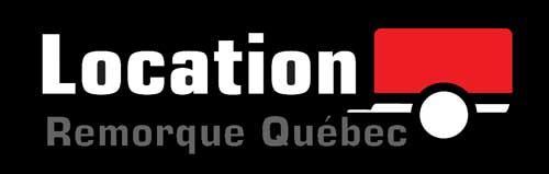Un logo noir et blanc pour location remorque quebec