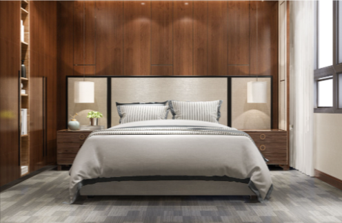 California king wall bed installation in Red Bluff CA by Red Bluff Interiors