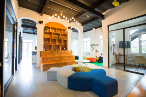  Furniture Warehouse California showroom at Red Bluff Interiors showcasing modern furniture.