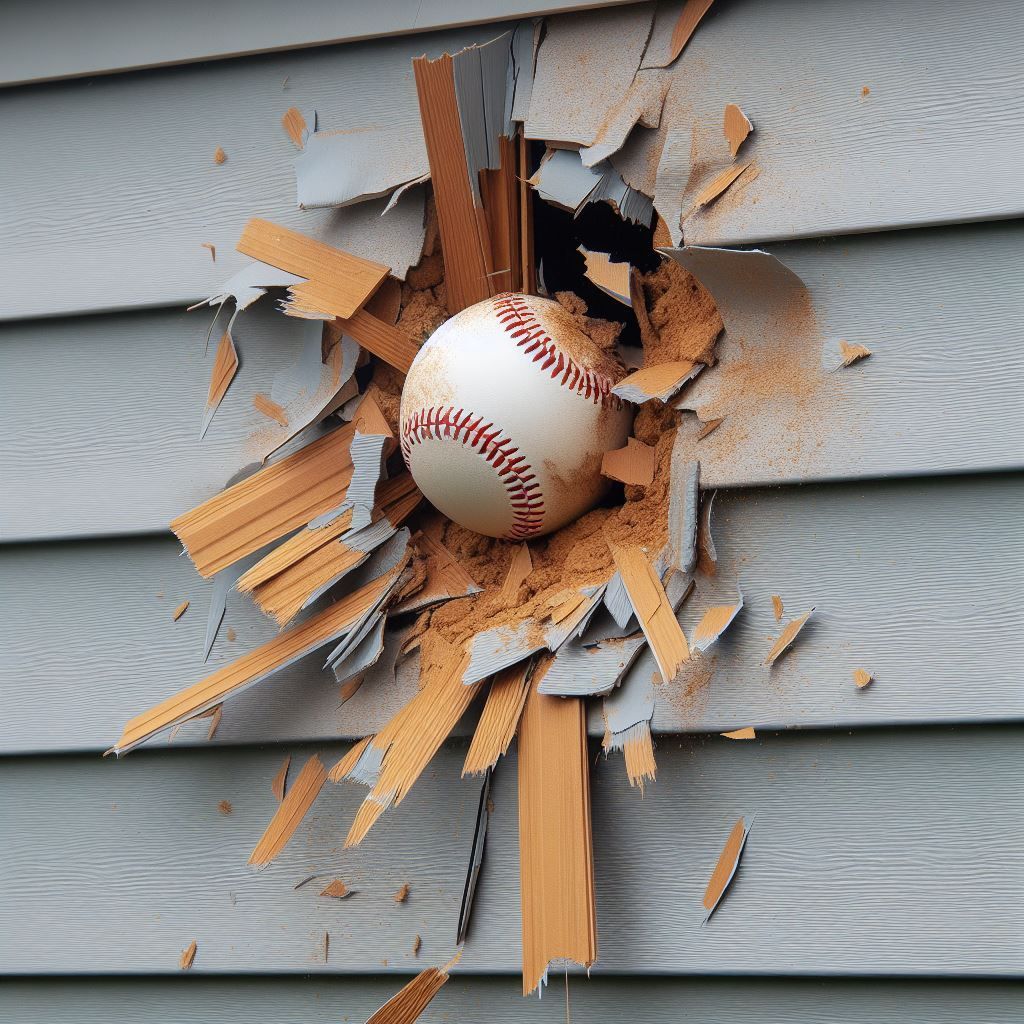 damaged vinyl siding