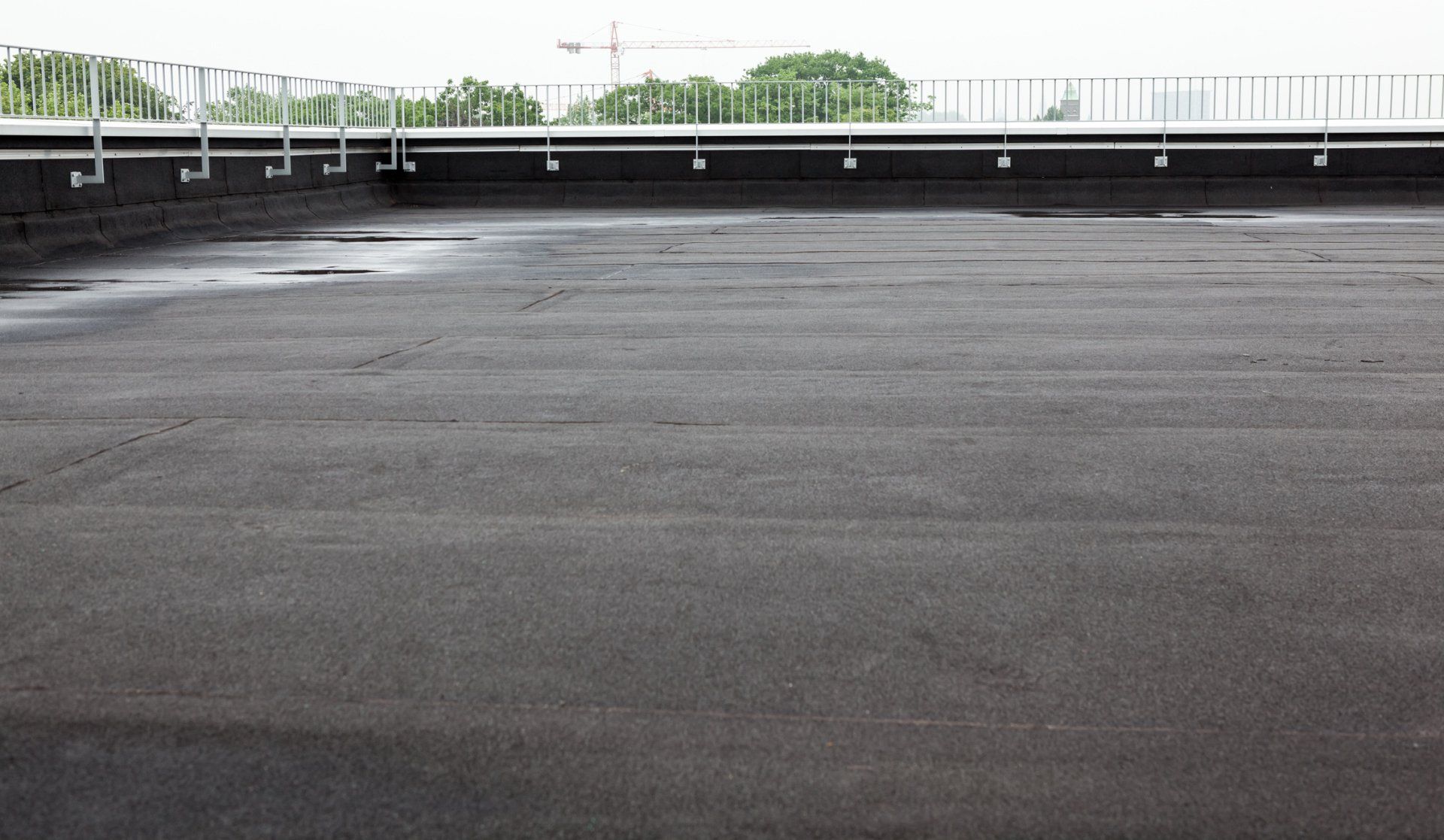 Flat Roof With Roofing — Springfield, IL — CLS Construction
