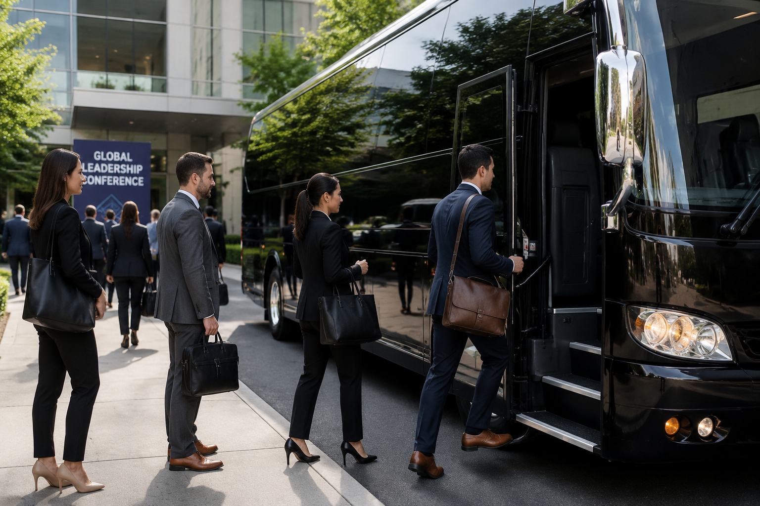 Bus Transportation Company for corporate events