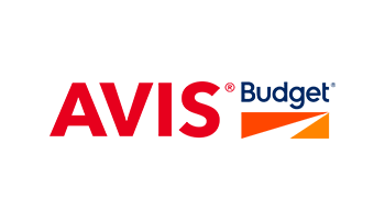 AVIS Budget logo in red and blue on white background