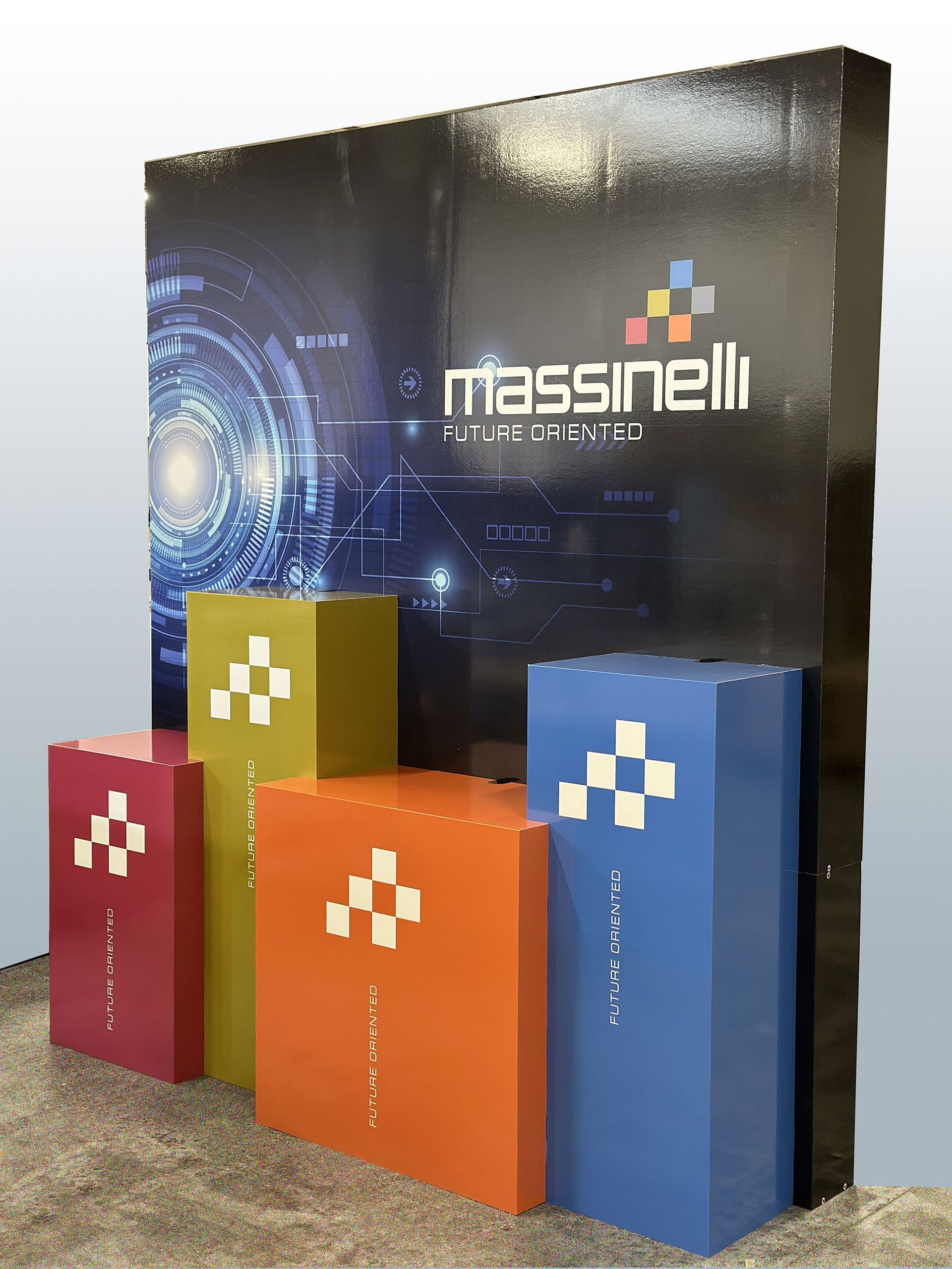 fondale per stand fieristico