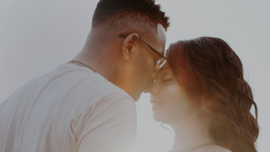 A Man And A Woman Are Kissing With Their Eyes Closed – Independence, MO - Mary Hargrave