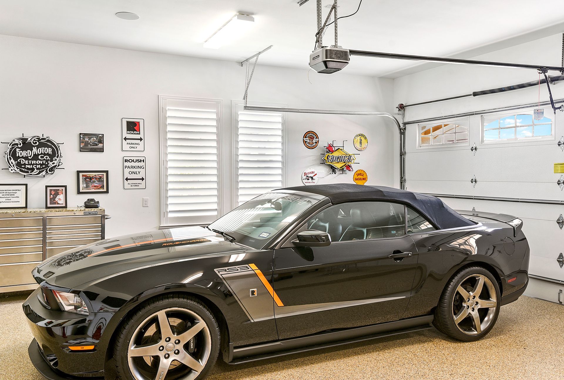Wooden Shutters Garage