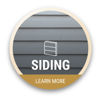 A button that says ' siding learn more ' on it