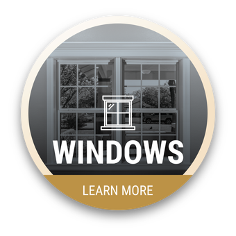 A circle with a picture of a window and the words windows learn more