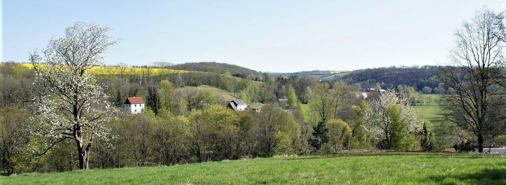 Blick vom Park-Pavillon in Tal