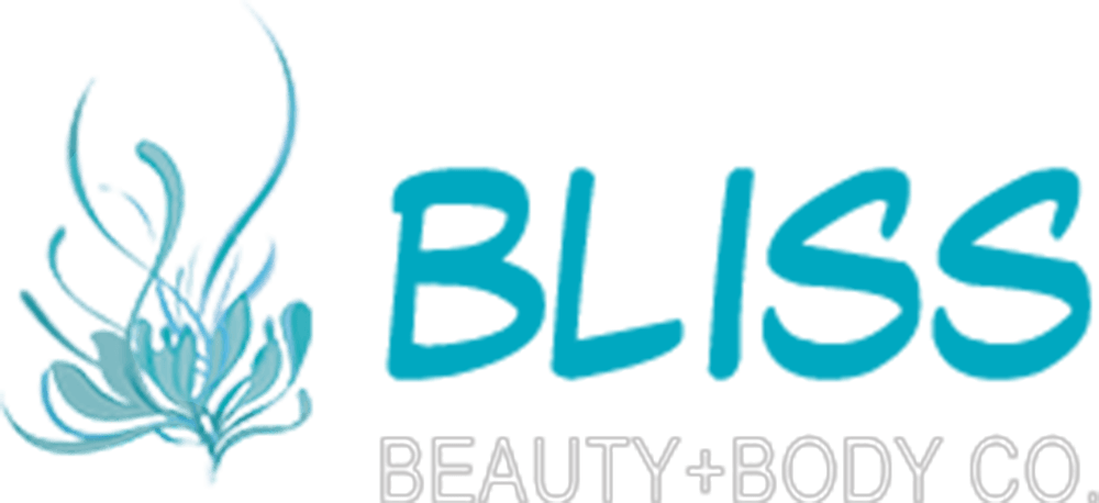The bliss beauty and body co. logo has a lotus flower on it.