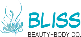 The bliss beauty and body co. logo has a lotus flower on it.