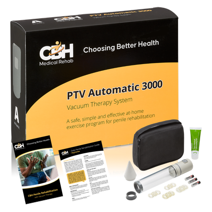 A box of ptv automatic 3000 vacuum therapy system and program for CBH 4 Men