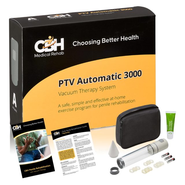 A box of ptv automatic 3000 vacuum therapy system