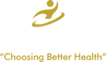 A logo for a company called choosing better health.