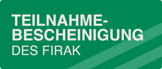 Anklicken um Fortbildungsbescheinigung des DAV (Deutscher Anwaltverein) zu sehen Logo für Fortbildungsbescheinigung des DAV (Deutscher Anwaltverein)