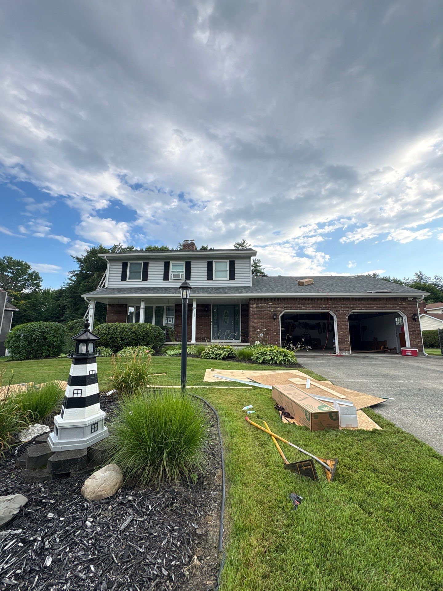 United Roofing and Siding completed roofing project at 5355 Hickory Drive in Schenectady NY