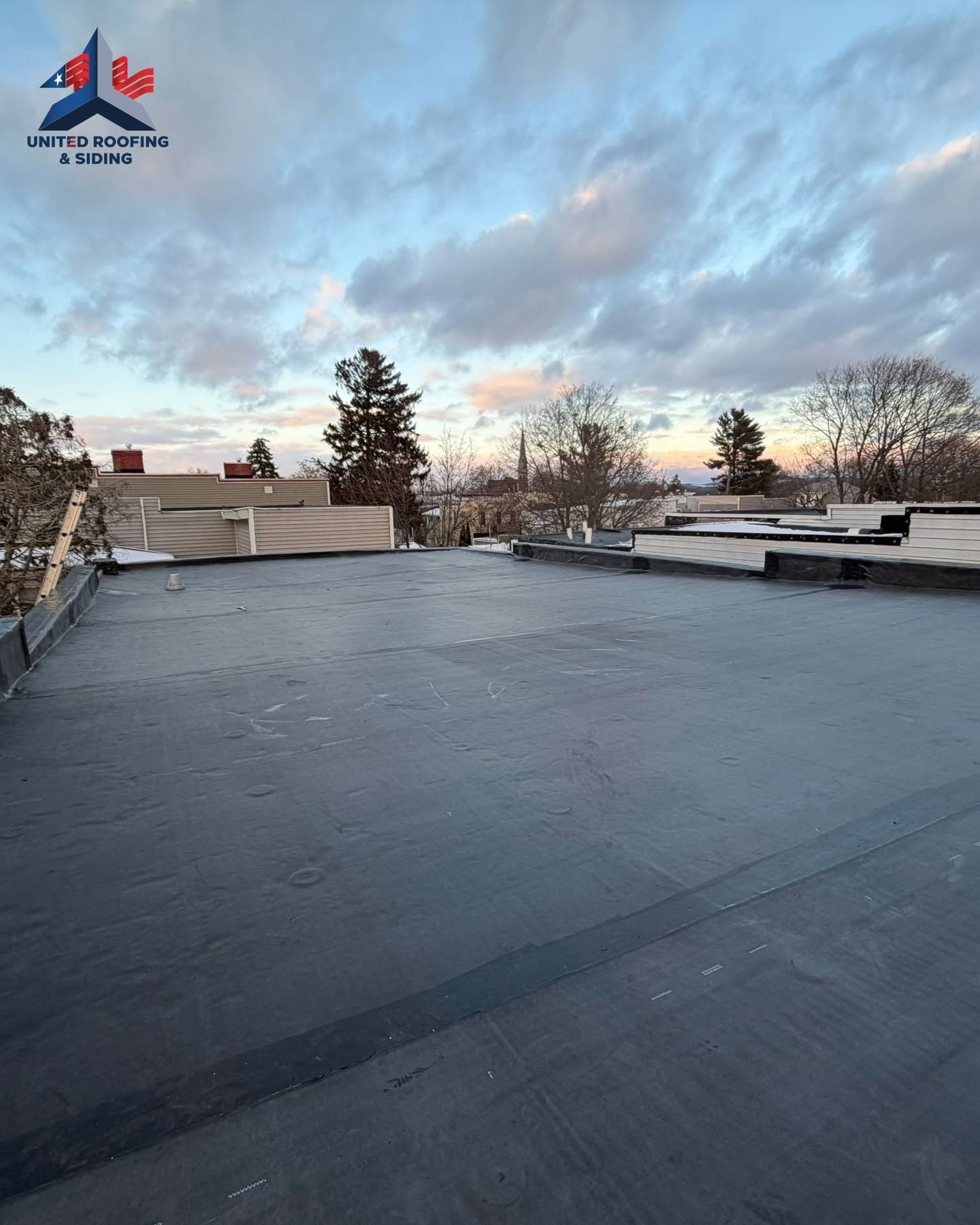United Roofing roof service project
