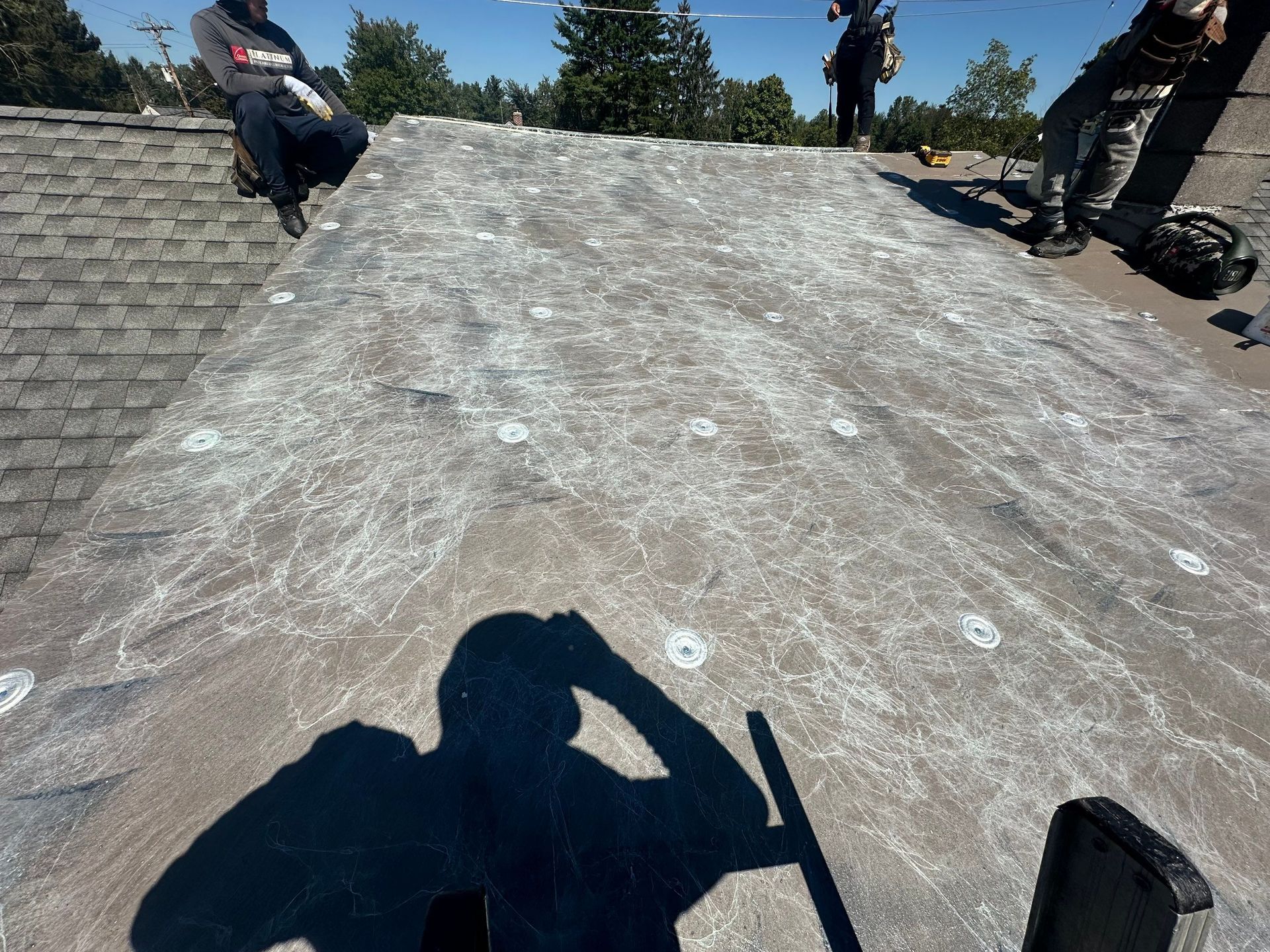 Residential roof before United Roofing and Siding project in Stillwater NY