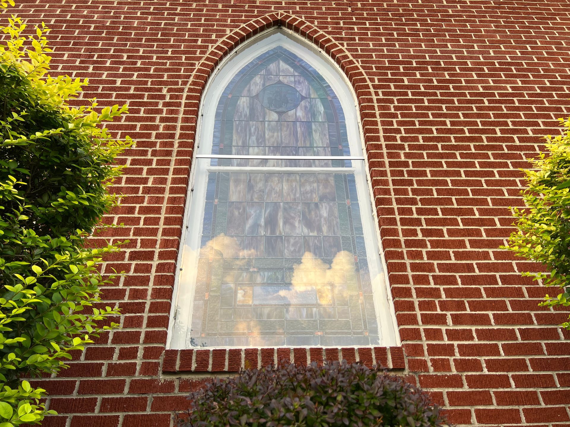 Bear Creek Friends Church Stained Glass Window