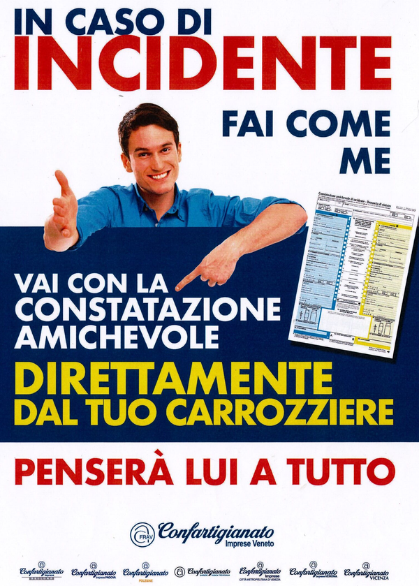Constatazione amichevole direttamente dal carrozziere