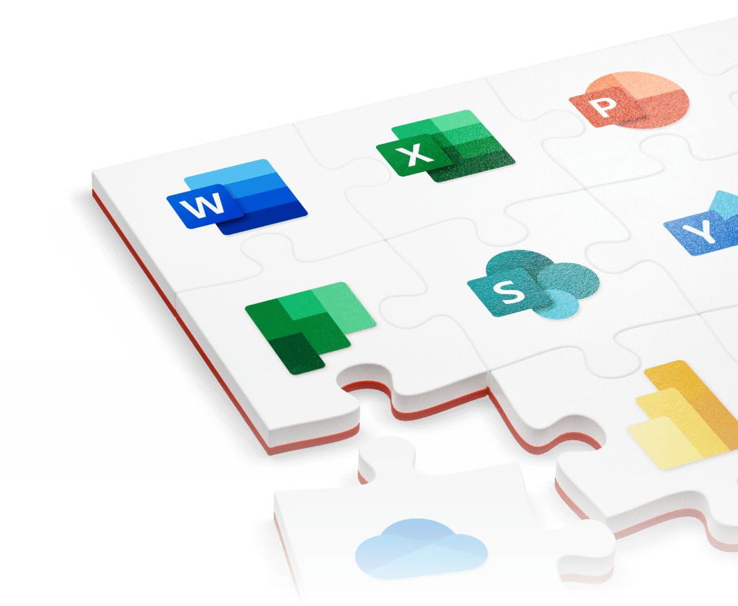 Bild Puzzle mit Office Apps