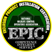 A national wildlife control operators association epic competence integrity service logo