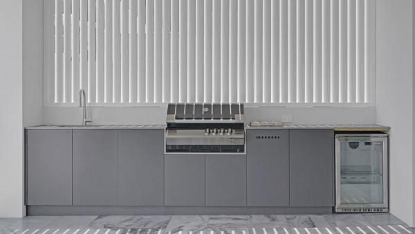 A Kitchen with A Stove , Sink , Refrigerator and Grill | Mid-North Coast, NSW | BDM Constructions