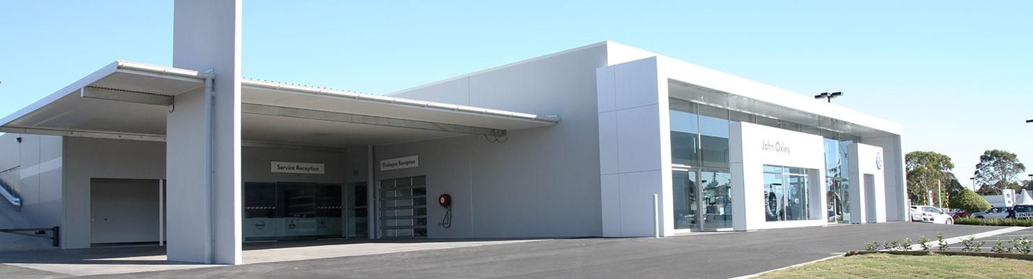 A white building with a lot of windows and a canopy | Mid-North Coast, NSW | BDM Constructions
