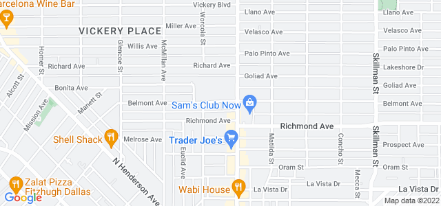 Map of business location