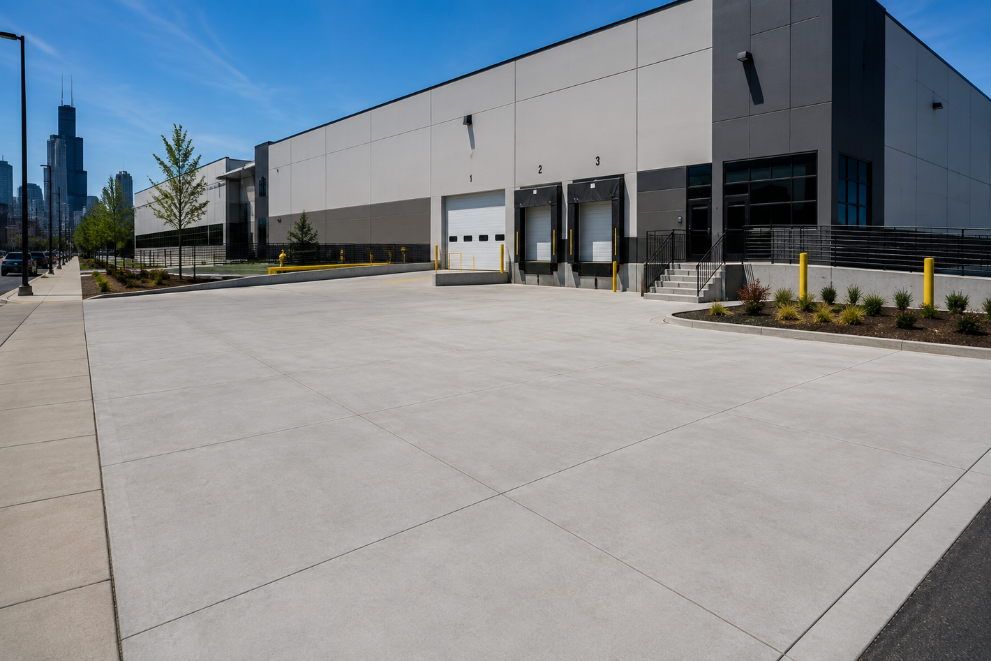 image of concrete at an industry in Bristol, CT