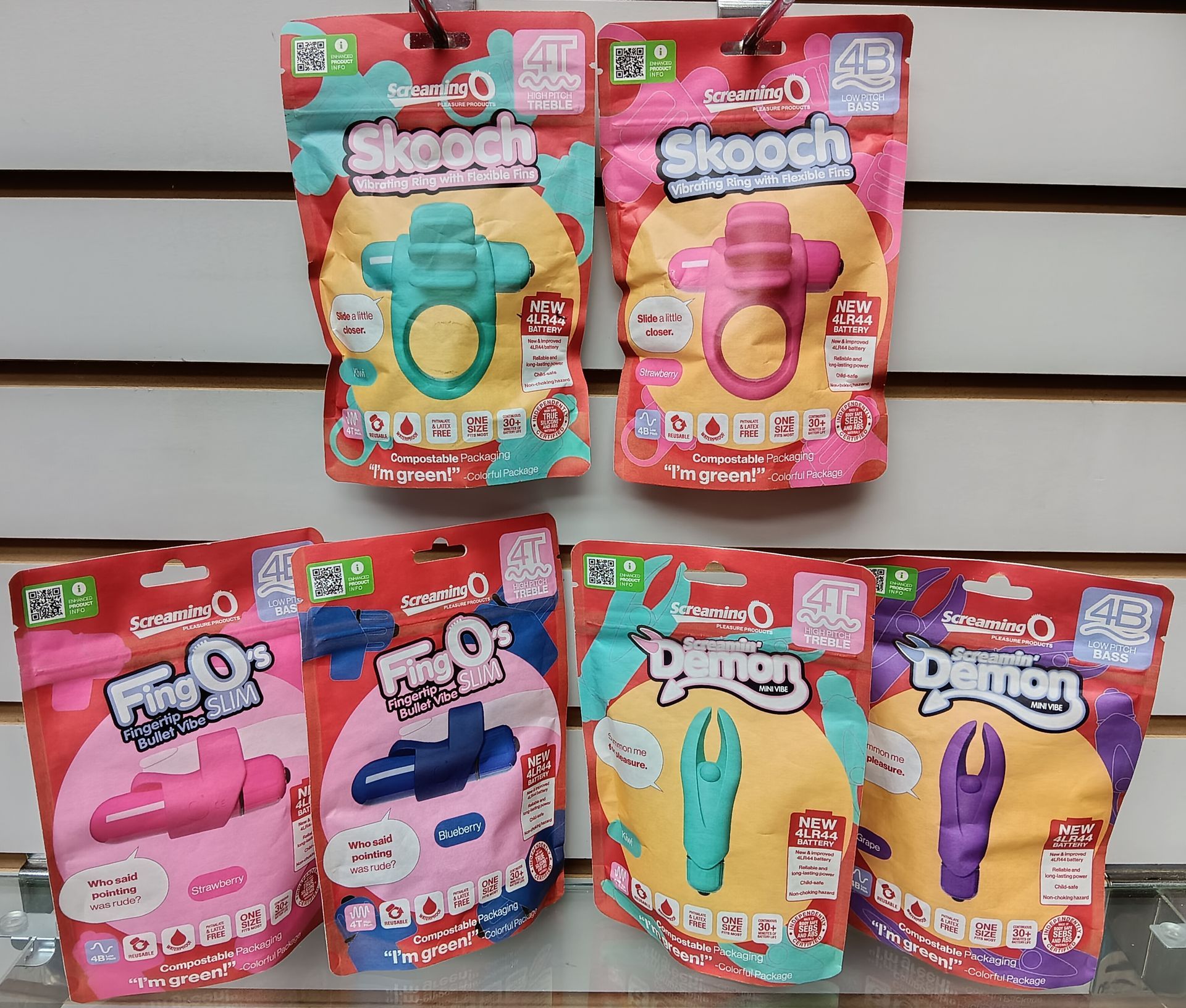 Vibrating Rings and Fingertip Bullets at Our Local Sex Shop