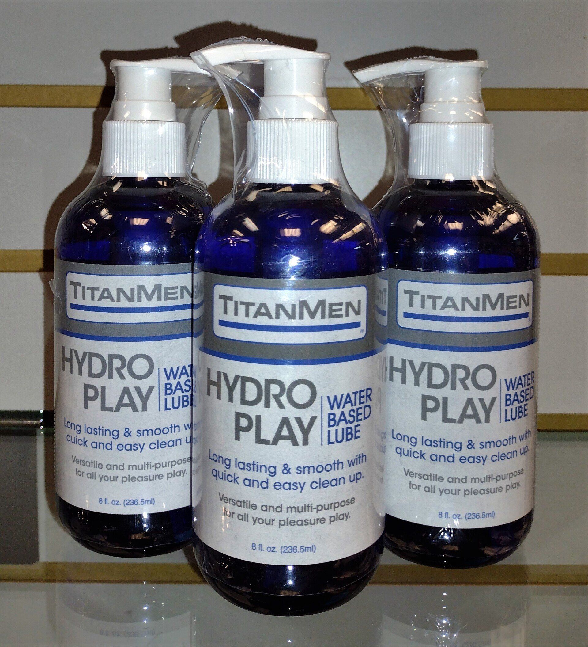 Bottles of Water-Based Lube