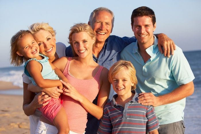 Family on beach— Winter Haven, FL — The Tessier Law Firm Family on beach— Winter Haven, FL — The Tessier Law Firm