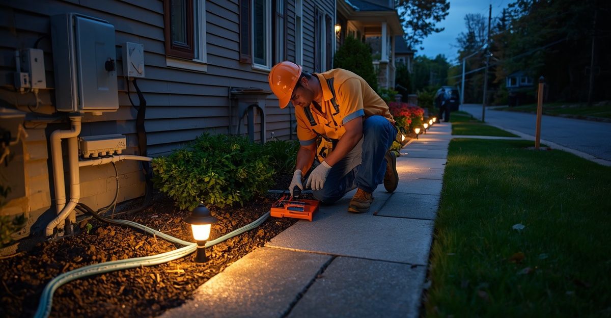 Outdoor Lighting Installation