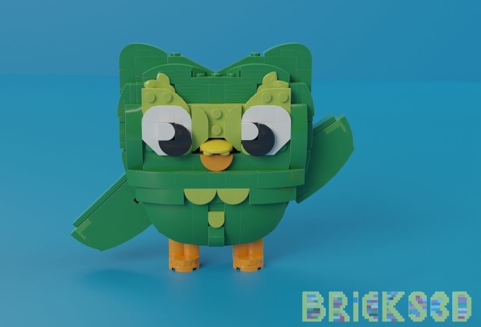 lego duolingo MOC