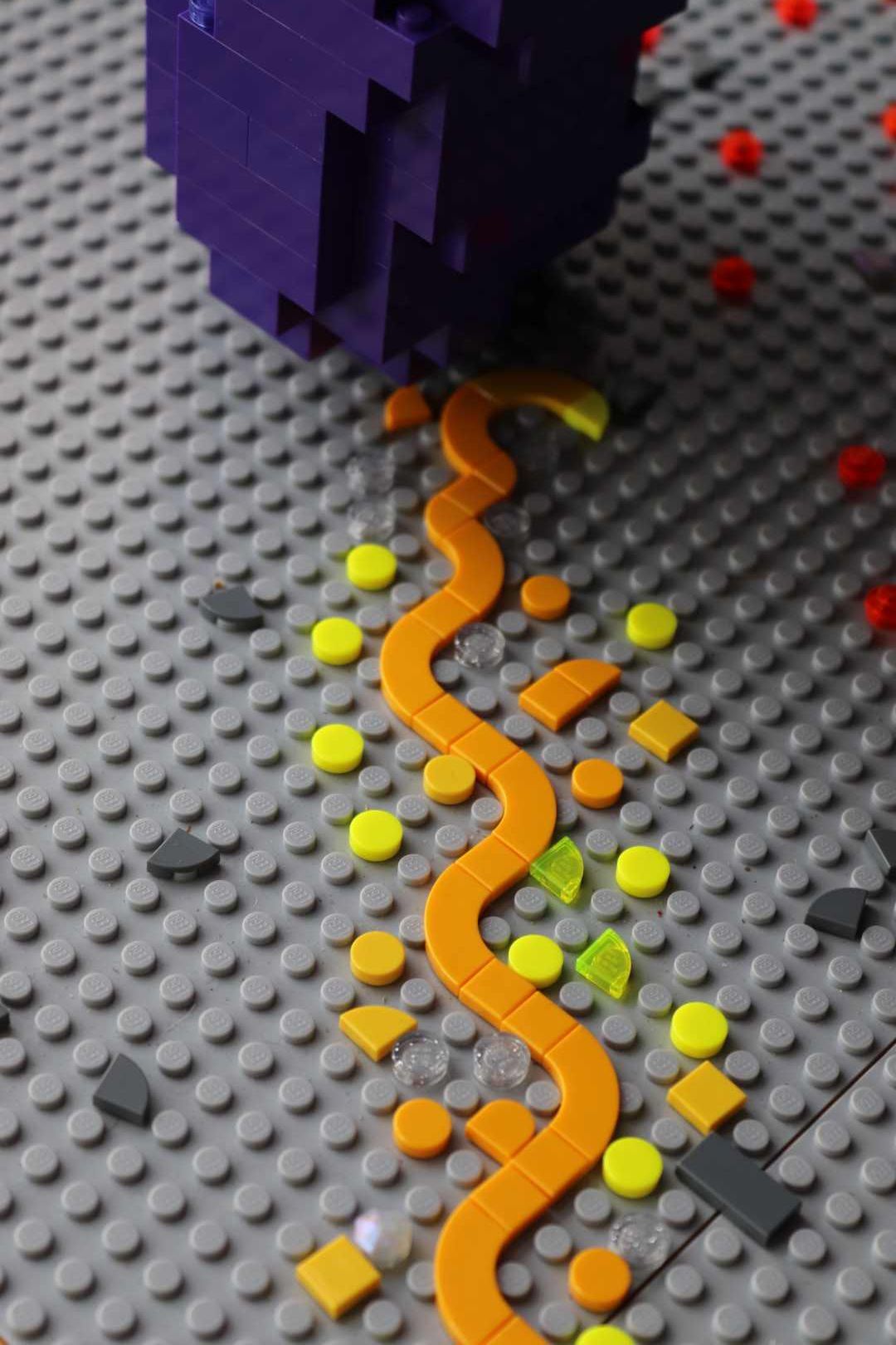 FTI leuven event LEGO raket model 2 meter
