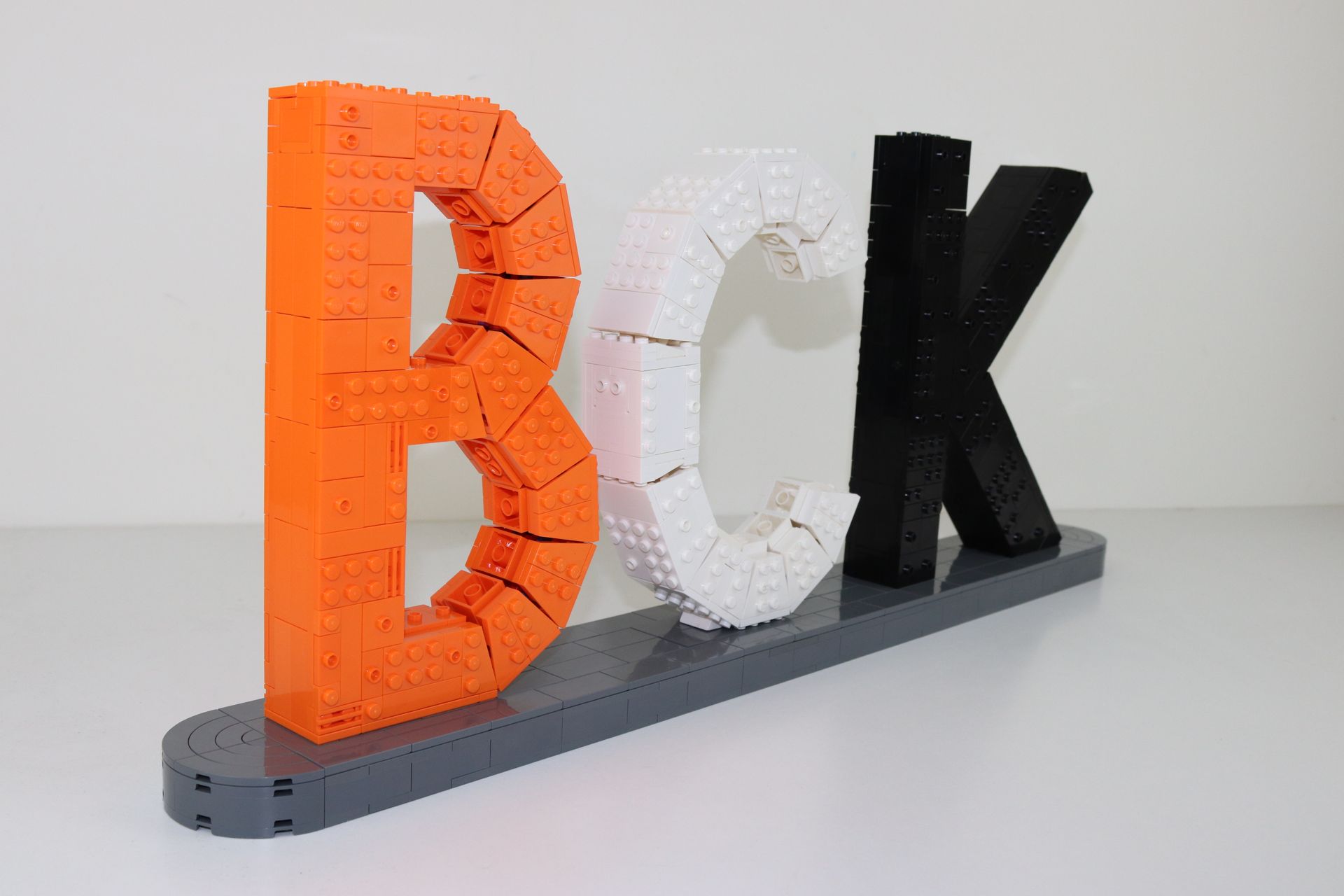 LEGO letters B C K