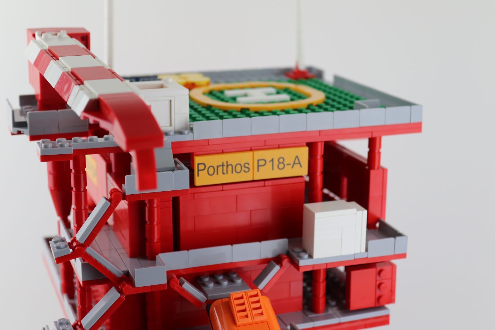 LEGO repliek van platform P18-A
