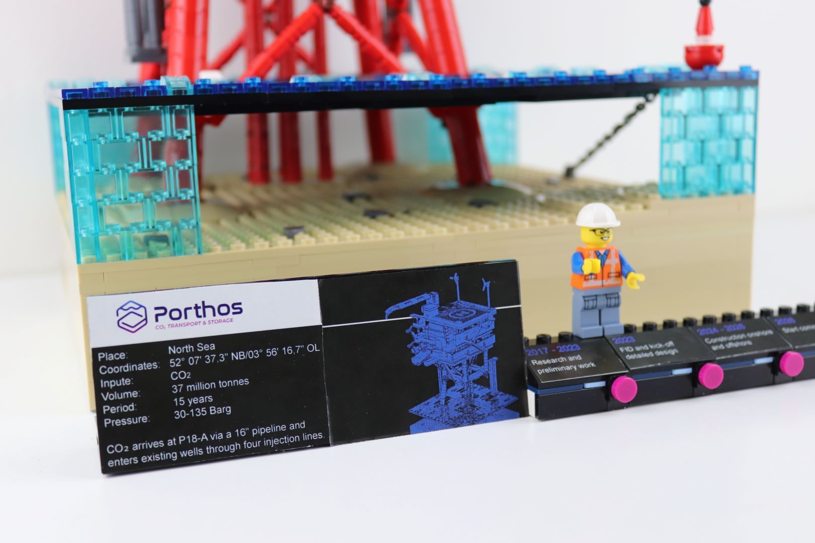 LEGO repliek van platform P18-A
