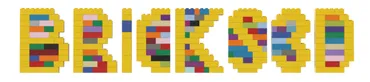 Het woord bricks3d is gemaakt van legostenen