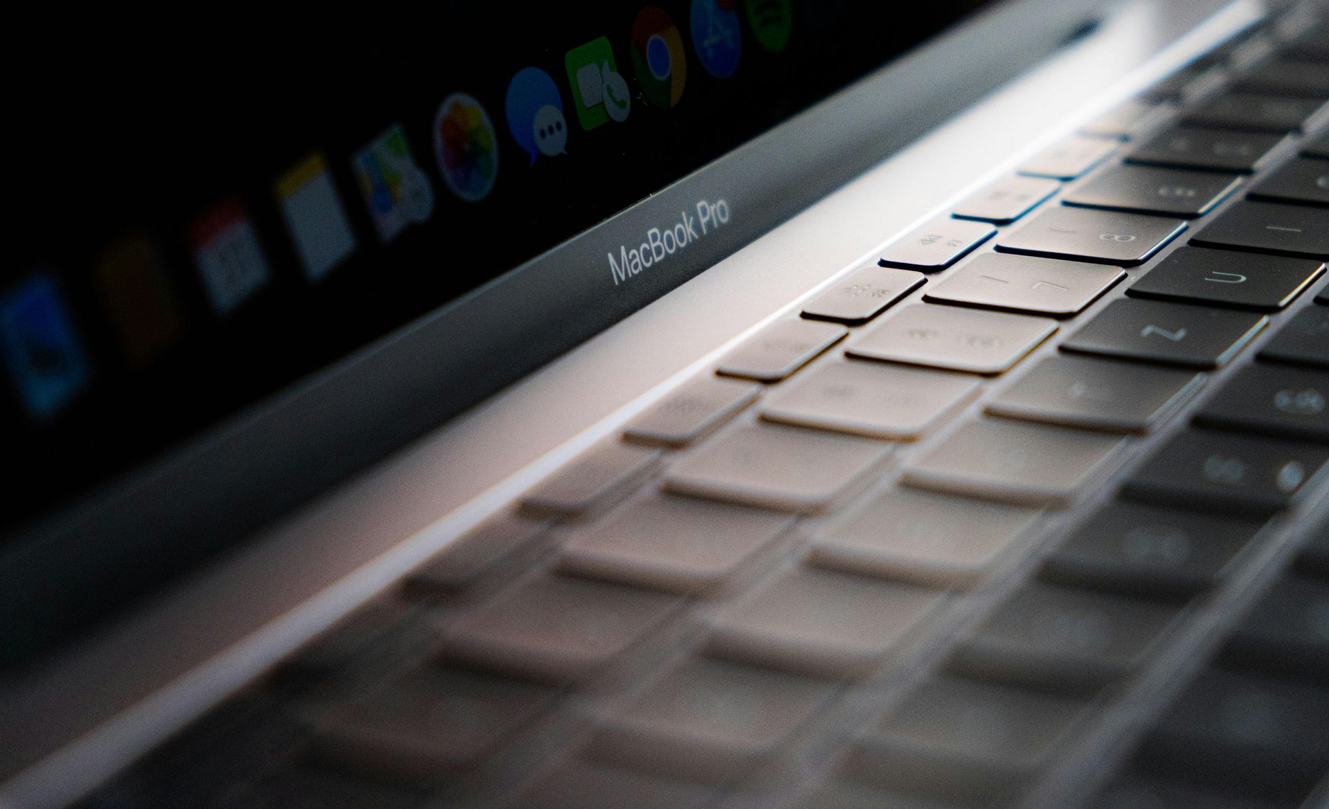 A picture of a laptop keyboard