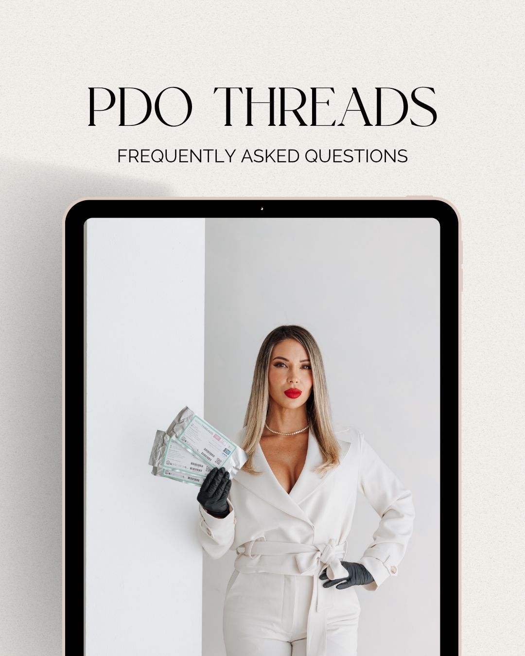 Woman considering a PDO thread lift at Yunik Aesthetics in Pembroke Pines, FL